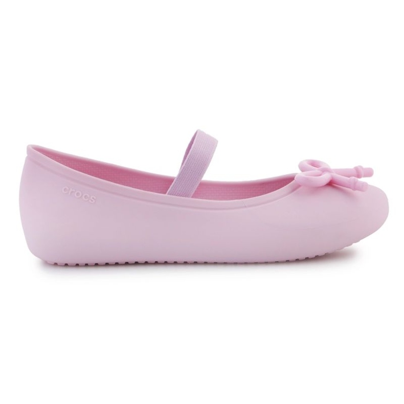 Crocs Brooklyn Bow Flat K Jr 210136-6GD sandale ružičasta
