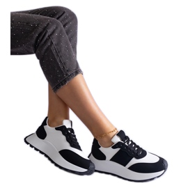 Crne tenisice na platformi crna