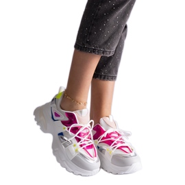 Bijelo roze sportske tenisice bijela