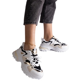 Bijelo-crne sportske tenisice bijela