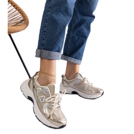 Zlatne klasične sportske tenisice zlatni