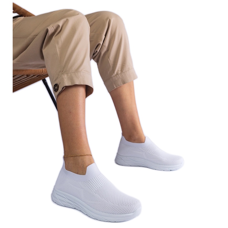 Bijele slip-on sportske tenisice bijela