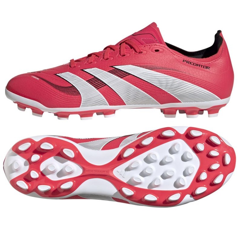 Adidas Predator League 2G/3G AG ID3837 nogometne cipele crvena