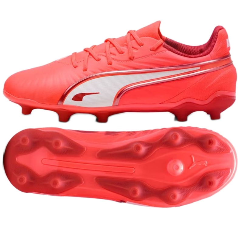 Puma King Match FG/AG 108320-01 Football Shoes crvena