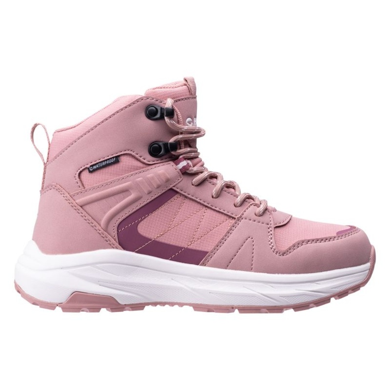 Hi-Tec Rozes Mid WP Wo trekking cipele s membranom ružičasta