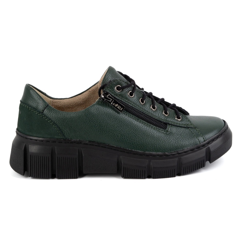 Olivier Ženske kožne cipele 1223 zeleno zelena