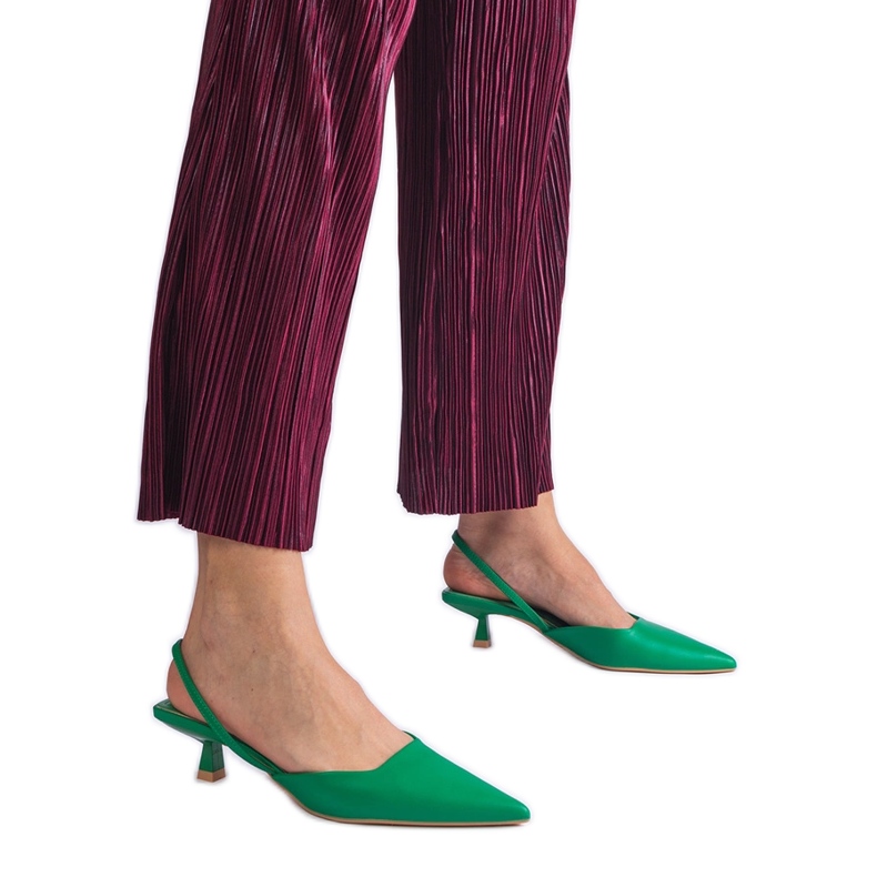 Zelene patke s otvorenim zelena