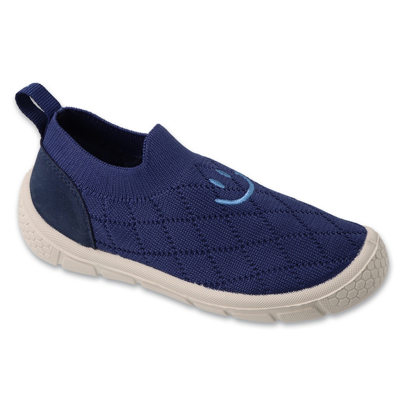 Dječje papuče Befado 102x032 mornarsko plava s ukrasom