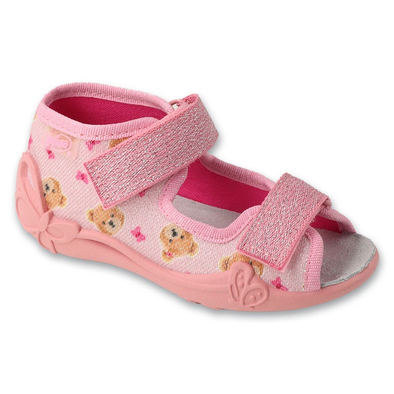 Befado Teddy Bears dječji kožni umetnuti 342p069 ružičasta