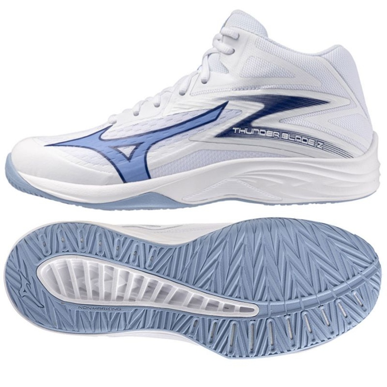 Cipele mizuno thunder noža s mid v1ga237597 bijelom bijela