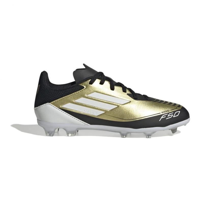 Adidas Junior F50 League FG/MG Messi IF6919 PLN cipele zlatna