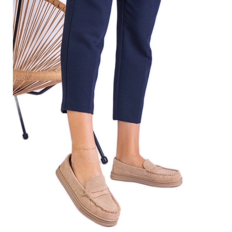 Bež ženske natikače iz Ekozamsza