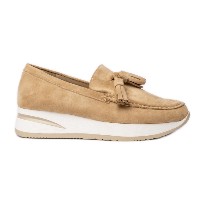 Ženske nativnice s bež tkaninama