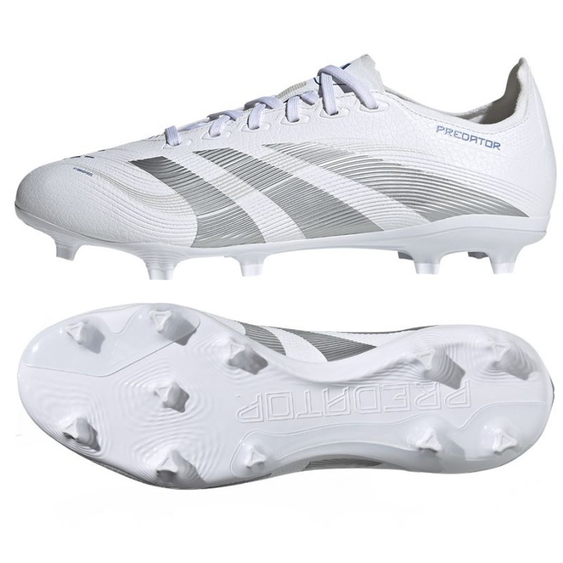 Adidas Predator League FG/MG ID1327 bijele i srebrne cipele bijela