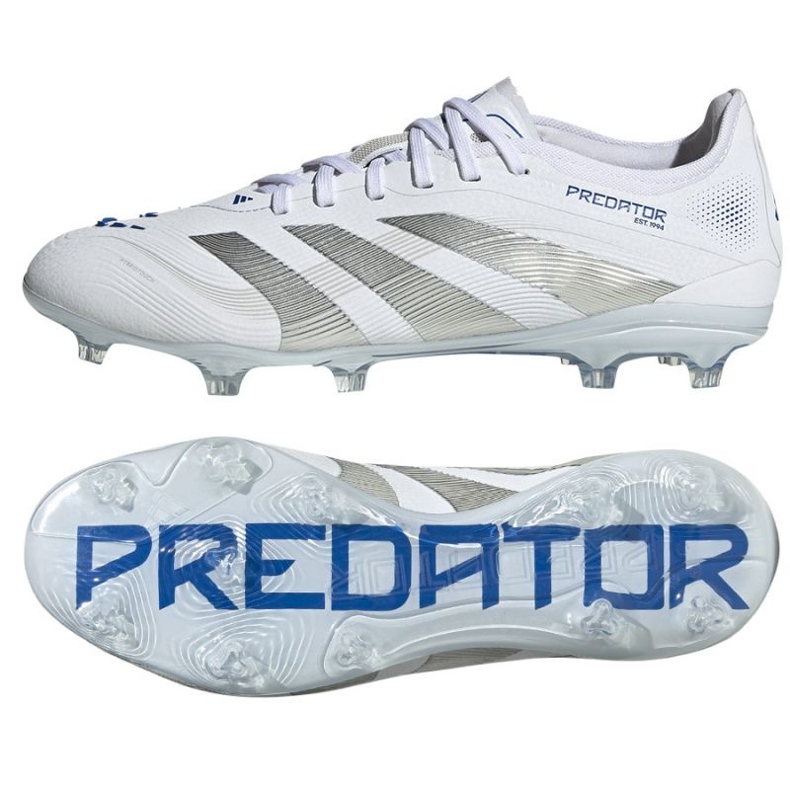 Adidas Predator Pro FG ID3857 White and Silver bijela