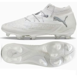 Puma Future 8 Ultimate FG 108138-04 Bijele cipele s čarapom bijela