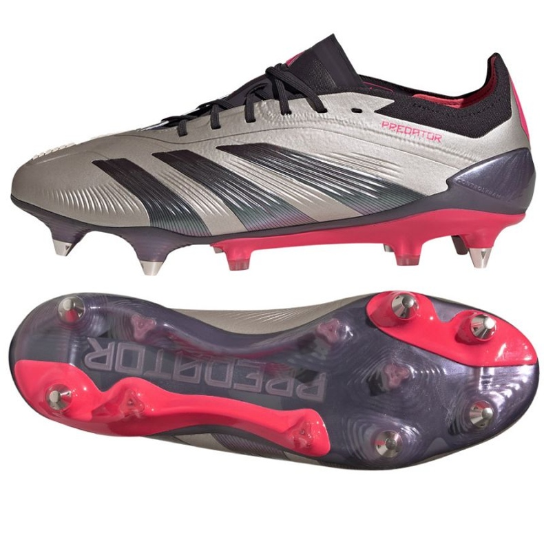 Adidas Predator Elite SG ID0913 Cipele sivo-crne siva