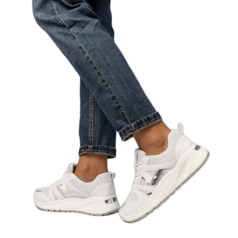 Ženske bijele sportske tenisice bijela