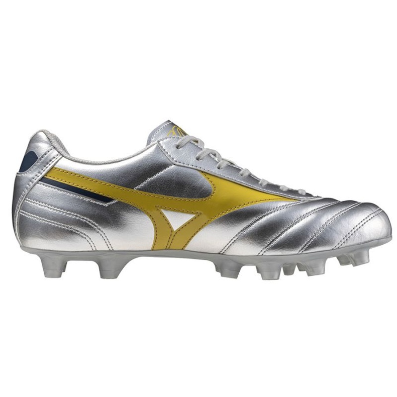 Mizuno Morelia II Club FG P1GA251604 Football Shoes srebro