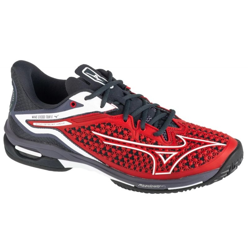 Mizuno Wave premašuje Tour 6 Padel 61GB248006 cipele crvena