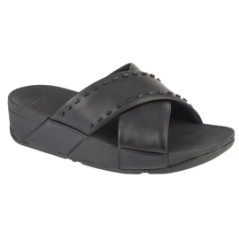 Fitflop lulu gumene idud gb2-001 cipele crne crna