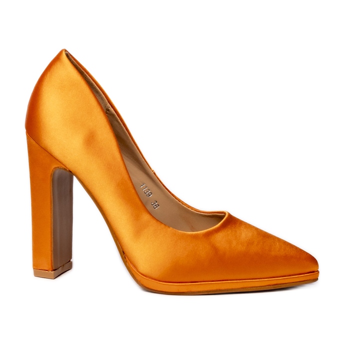 Lavana narančaste ženske pumpe