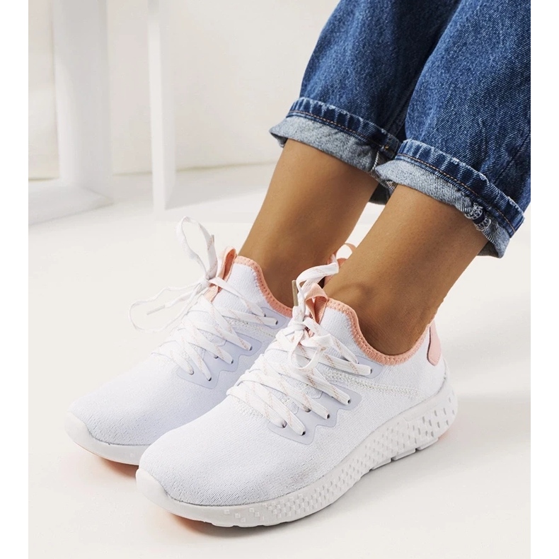 D/GMR Bijele i roze sportske cipele Lenna bijela