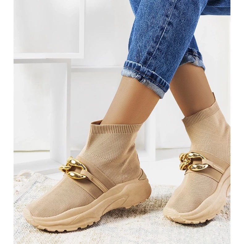 D/GMR Martinove smeđe visoke tenisice smeđa