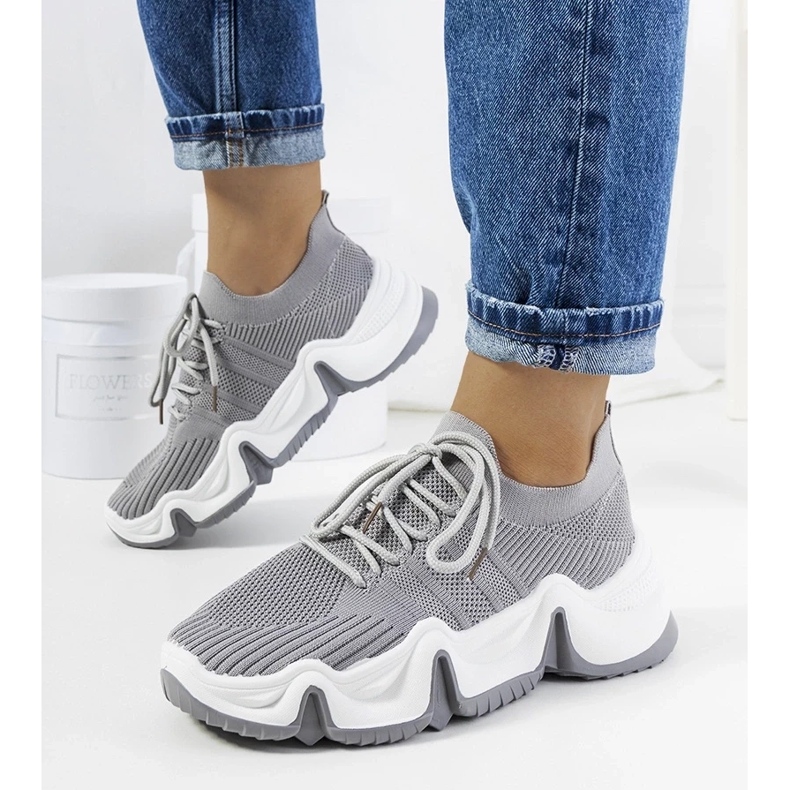 D/GMR Sive sportske tenisice iz Thornbera siva