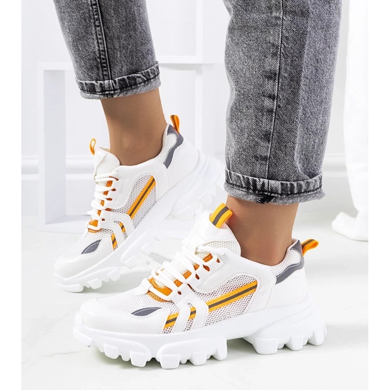 D/GMR Ženske bele tenisice Bernier bijela