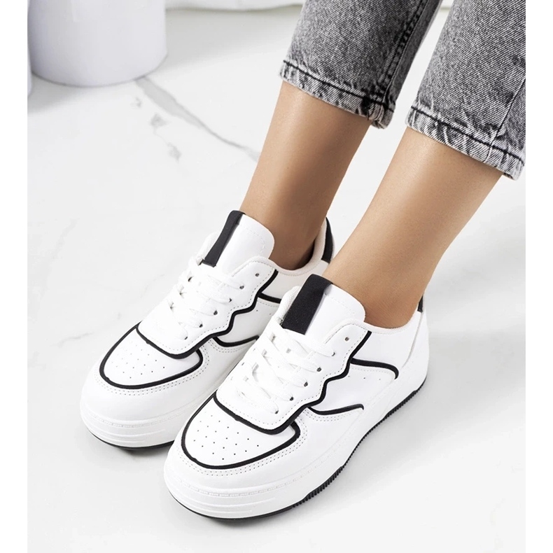 D/GMR Ženske Bieke tenisice, bijele i crne bijela