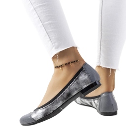 D/GMR Marlin srebrne balerinke na točkice srebro