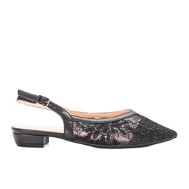 D/GMR Balerinke od crne čipke iz Marlioza crna