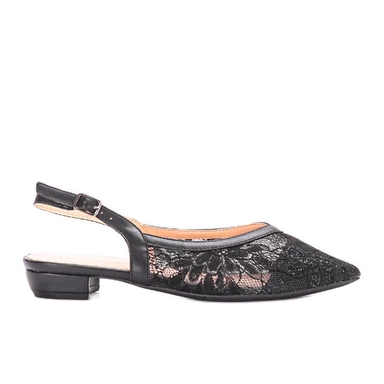 D/GMR Balerinke od crne čipke iz Marlioza crno