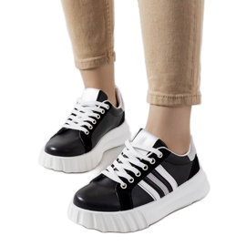 D/GMR Crne tenisice na platformi Prinsep crna