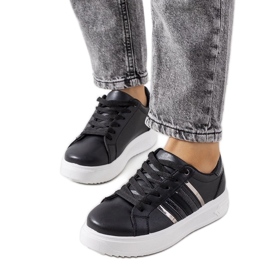 D/GMR Crne tenisice na platformi Goldsmi crno