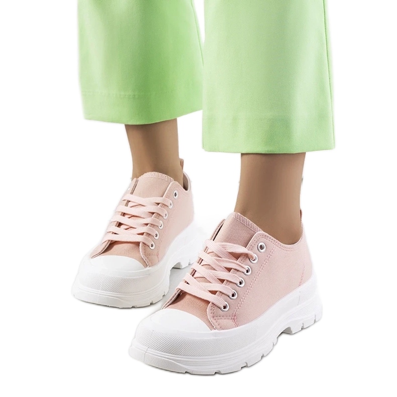 D/GMR Ružičaste tenisice na debelom Melik đonu ružičasta