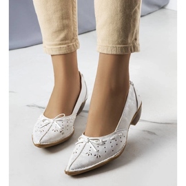 D/GMR Glazko bijele balerinke bijela