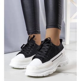 D/GMR Crne tenisice s visokim potplatom marke Callani crna