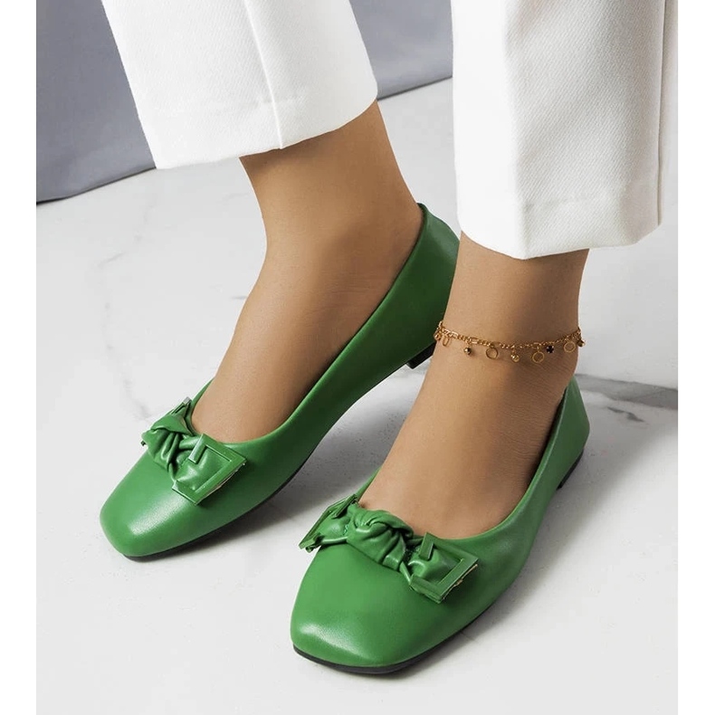 D/GMR Zelene balerinke s mašnom marke Tabitha zelena