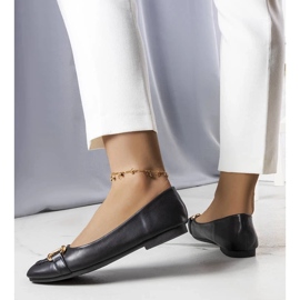 D/GMR Crne balerinke sa zlatnim ukrasima od Iris crna