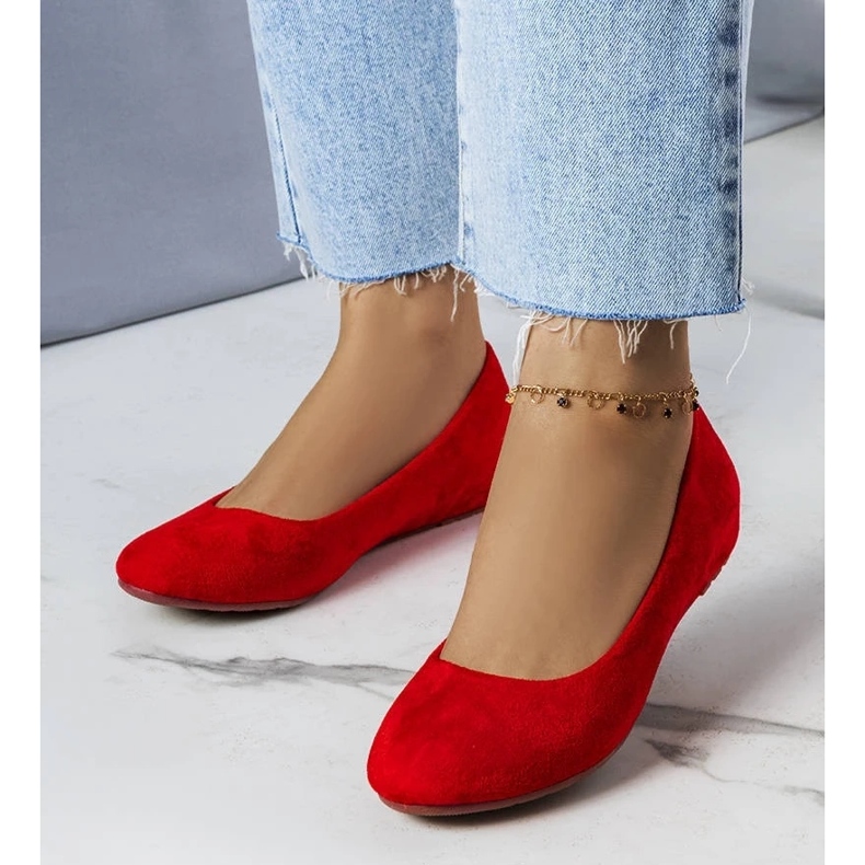 D/GMR Crvene balerinke s niskim klinom iz Sylvije crvena