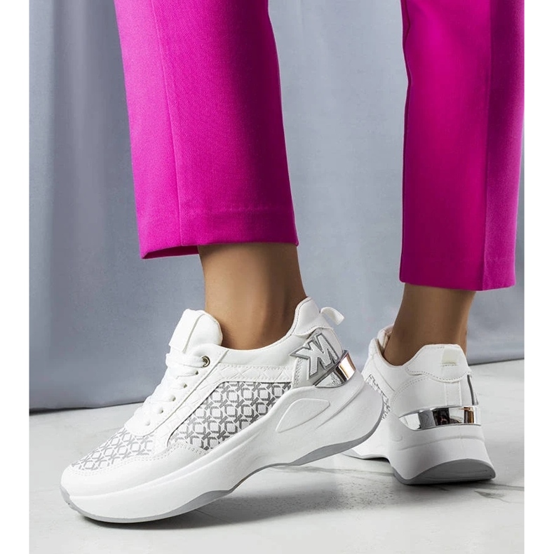 D/GMR Bijele tenisice s monogramom Margie bijela