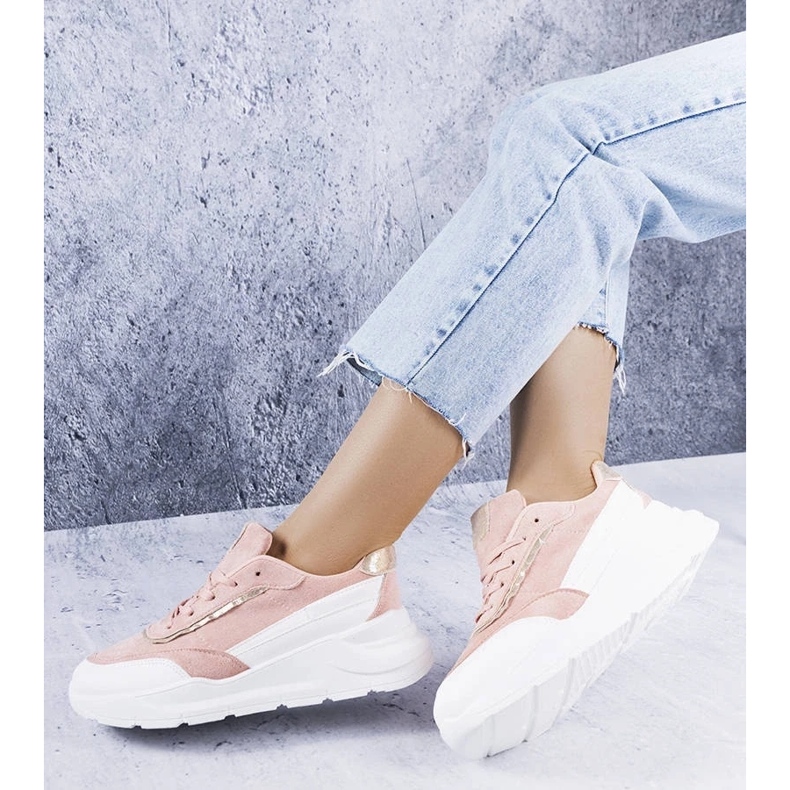 D/GMR Ružičaste tenisice od eko antilopa iz Dupuisa ružičasta