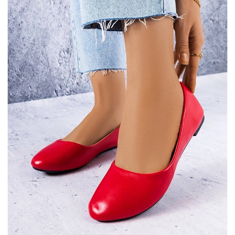 D/GMR Narcisse crvene klasične balerinke crvena