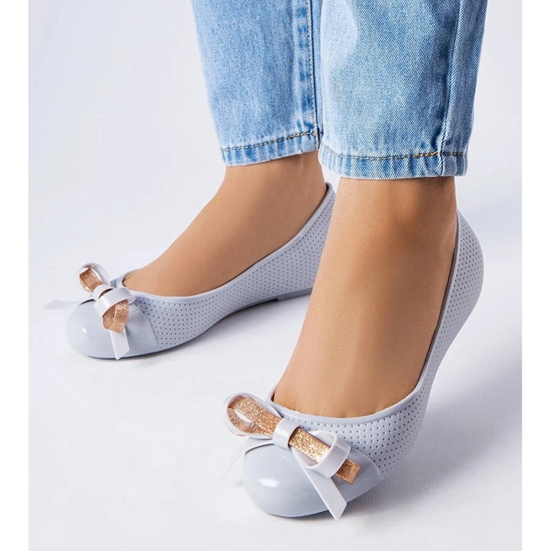 D/GMR Sive balerinke ukrašene Harlingen mašnom siva