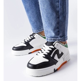 D/GMR Crno-bijele čizme s debljim đonom iz Hartera crna