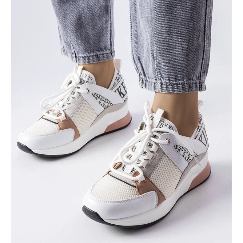 D/GMR Bijelo roze tenisice iz Vinceza bijela