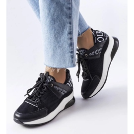 D/GMR Crno -bijele tenisice Vinceza crna