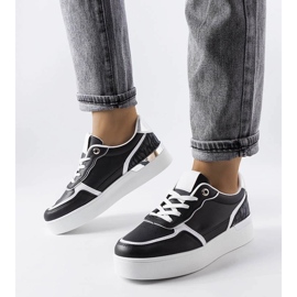 D/GMR Crne platform tenisice iz Tooelea crna